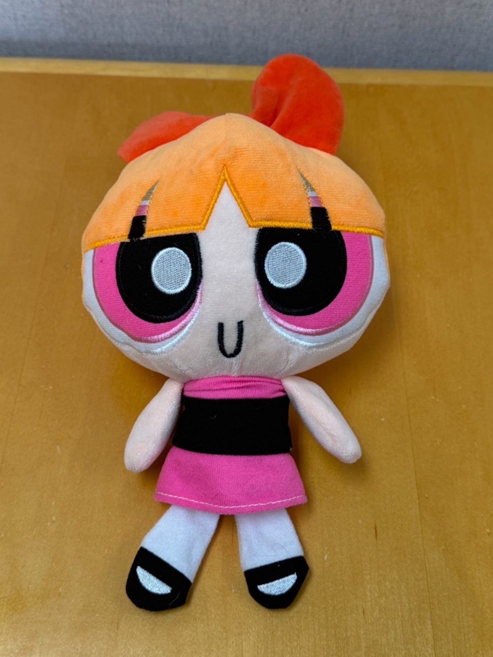 Blossom-Inspired Pink & Orange Plush Stuffed Toy